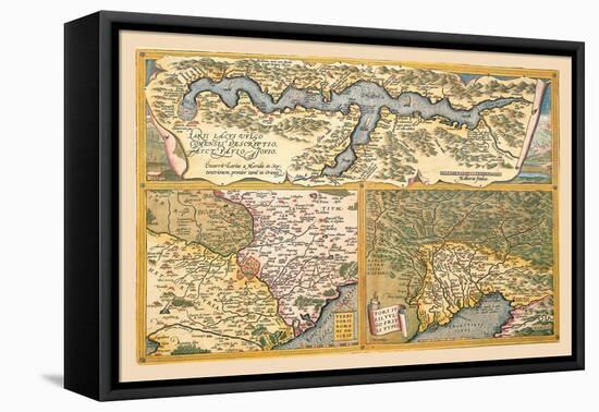 Maps of Rome-Abraham Ortelius-Framed Stretched Canvas