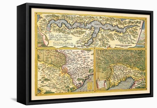 Maps of Rome-Abraham Ortelius-Framed Stretched Canvas