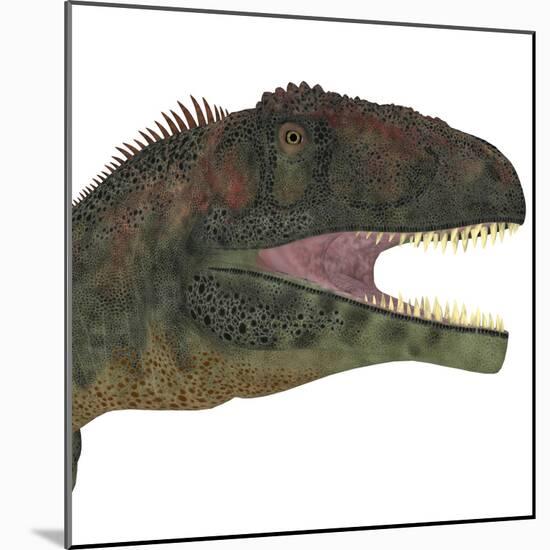 Mapusaurus Dinosaur Head-Stocktrek Images-Mounted Art Print