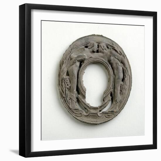 Maquette for a Pendant with an Arabesque Escutcheon-Alfred Gilbert-Framed Giclee Print