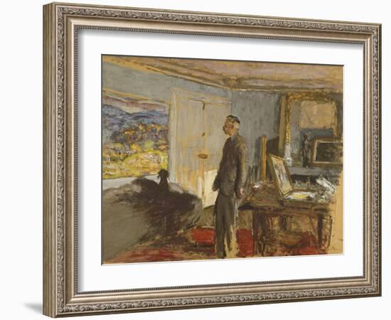 Maquette pour le portrait de Bonnard-Edouard Vuillard-Framed Giclee Print