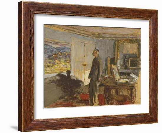 Maquette pour le portrait de Bonnard-Edouard Vuillard-Framed Giclee Print