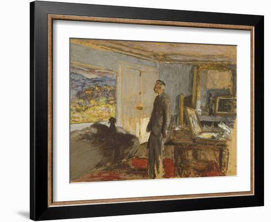 Maquette pour le portrait de Bonnard-Edouard Vuillard-Framed Giclee Print