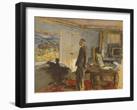 Maquette pour le portrait de Bonnard-Edouard Vuillard-Framed Giclee Print