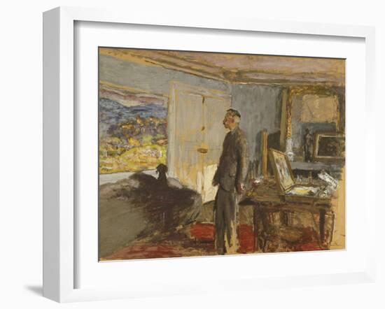 Maquette pour le portrait de Bonnard-Edouard Vuillard-Framed Giclee Print