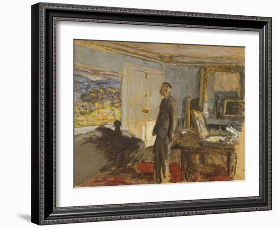 Maquette pour le portrait de Bonnard-Edouard Vuillard-Framed Giclee Print