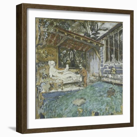 Maquette pour un portrait de Maillol-Edouard Vuillard-Framed Giclee Print