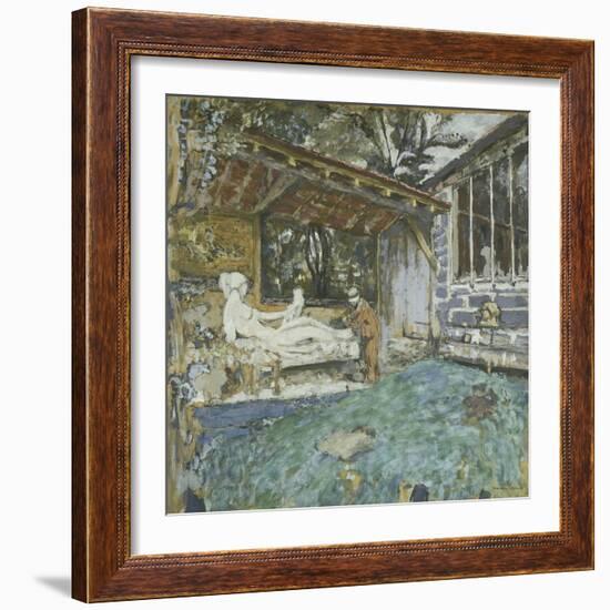 Maquette pour un portrait de Maillol-Edouard Vuillard-Framed Giclee Print