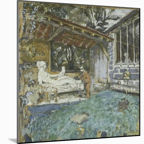 Maquette pour un portrait de Maillol-Edouard Vuillard-Mounted Giclee Print