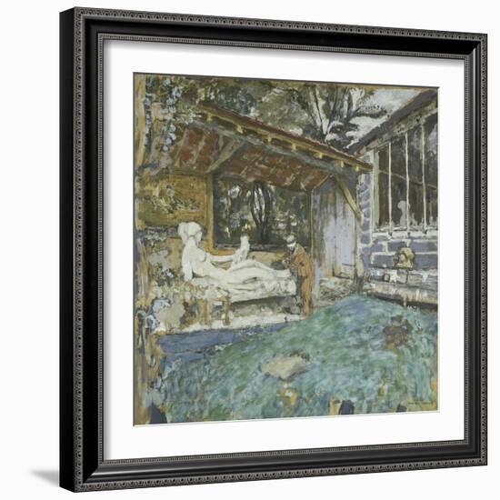 Maquette pour un portrait de Maillol-Edouard Vuillard-Framed Giclee Print