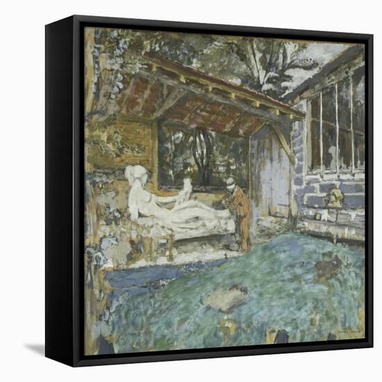 Maquette pour un portrait de Maillol-Edouard Vuillard-Framed Premier Image Canvas