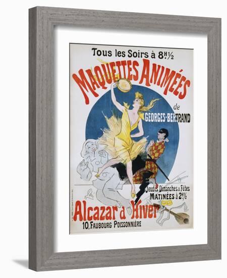 Maquettes Animees De Georges Bertrand Poster-Jules Chéret-Framed Giclee Print