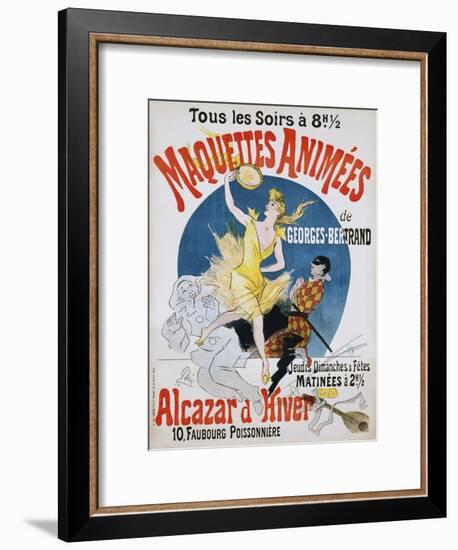 Maquettes Animees De Georges Bertrand Poster-Jules Chéret-Framed Giclee Print