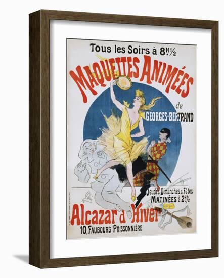 Maquettes Animees De Georges Bertrand Poster-Jules Chéret-Framed Giclee Print