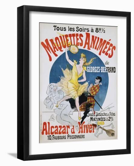 Maquettes Animees De Georges Bertrand Poster-Jules Chéret-Framed Giclee Print