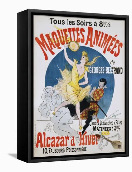 Maquettes Animees De Georges Bertrand Poster-Jules Chéret-Framed Premier Image Canvas