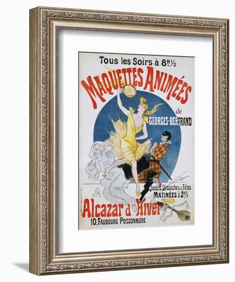 Maquettes Animees De Georges Bertrand Poster-Jules Chéret-Framed Giclee Print