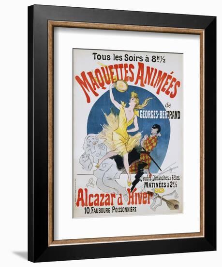 Maquettes Animees De Georges Bertrand Poster-Jules Chéret-Framed Giclee Print