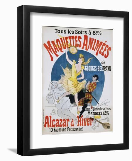 Maquettes Animees De Georges Bertrand Poster-Jules Chéret-Framed Giclee Print