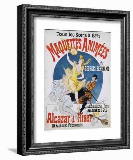 Maquettes Animees De Georges Bertrand Poster-Jules Chéret-Framed Giclee Print