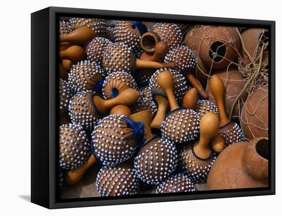 Maraccas at Arts Centre Market, Accra, Greater Accra, Ghana-Jane Sweeney-Framed Premier Image Canvas