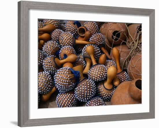 Maraccas at Arts Centre Market, Accra, Greater Accra, Ghana-Jane Sweeney-Framed Photographic Print