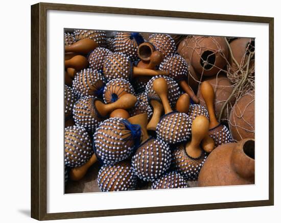 Maraccas at Arts Centre Market, Accra, Greater Accra, Ghana-Jane Sweeney-Framed Photographic Print