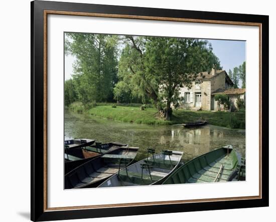 Marais Poitevin, Near Coulon, Western Loire, Poitou Charentes, France-Michael Busselle-Framed Photographic Print