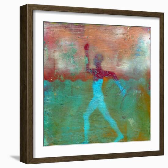 Marathon I Abstract-Ricki Mountain-Framed Art Print