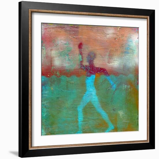 Marathon I Abstract-Ricki Mountain-Framed Art Print