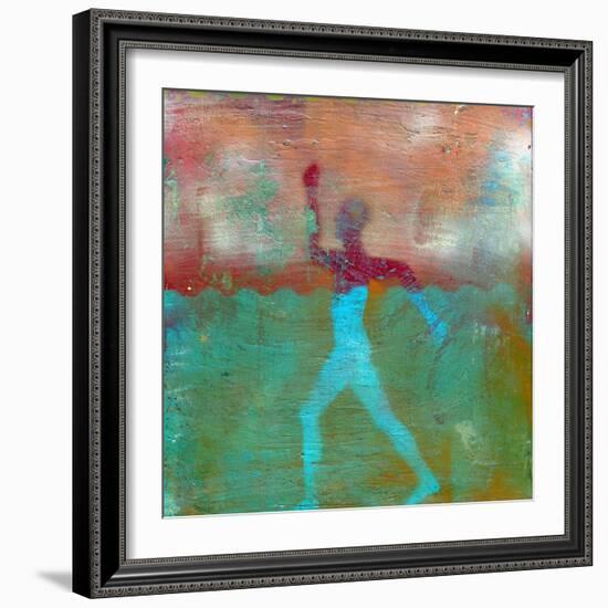 Marathon I Abstract-Ricki Mountain-Framed Art Print