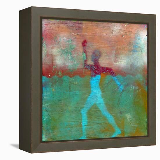 Marathon I Abstract-Ricki Mountain-Framed Stretched Canvas