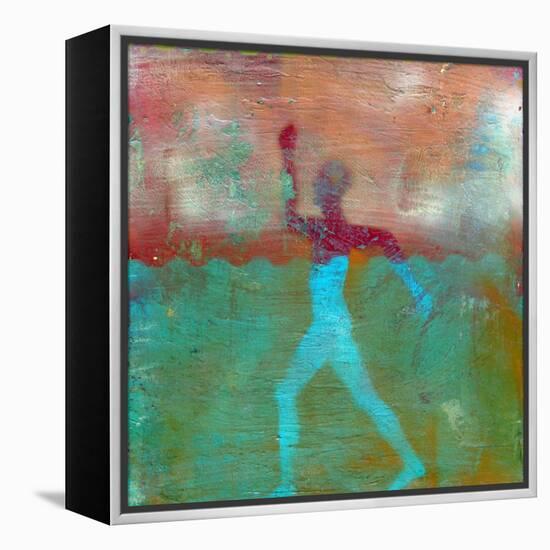 Marathon I Abstract-Ricki Mountain-Framed Stretched Canvas
