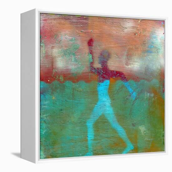 Marathon I Abstract-Ricki Mountain-Framed Stretched Canvas