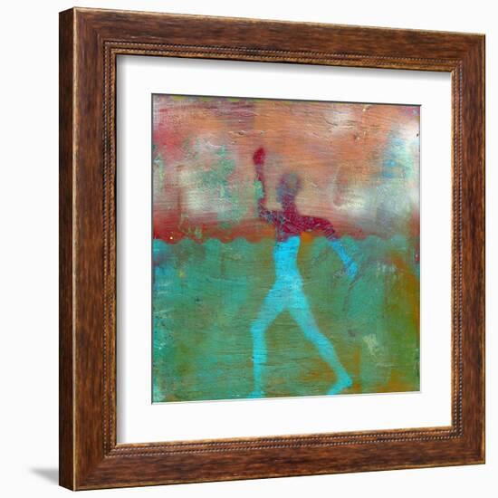 Marathon I Abstract-Ricki Mountain-Framed Art Print