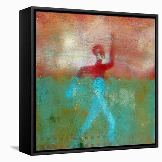 Marathon II Abstract-Ricki Mountain-Framed Stretched Canvas