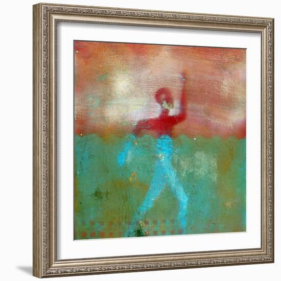 Marathon II Abstract-Ricki Mountain-Framed Art Print