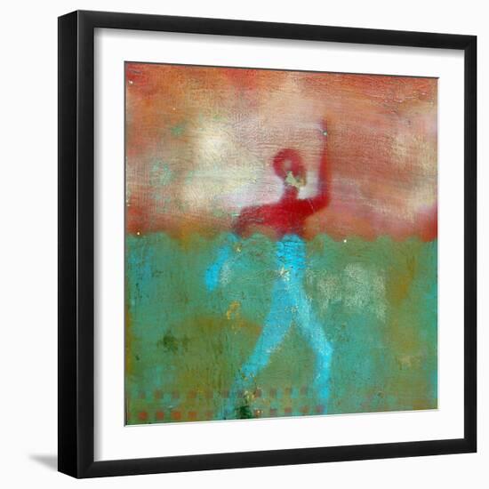 Marathon II Abstract-Ricki Mountain-Framed Art Print