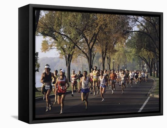 Marathon Race Minneapolis Minnesota, USA-null-Framed Premier Image Canvas