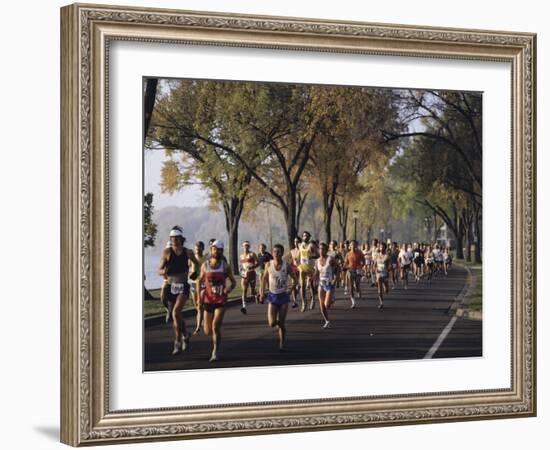 Marathon Race Minneapolis Minnesota, USA-null-Framed Photographic Print