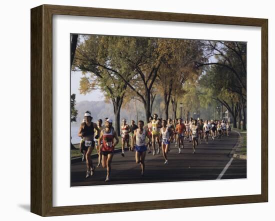 Marathon Race Minneapolis Minnesota, USA-null-Framed Photographic Print