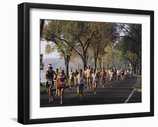 Marathon Race Minneapolis Minnesota, USA-null-Framed Photographic Print