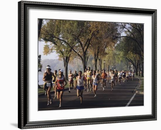 Marathon Race Minneapolis Minnesota, USA-null-Framed Photographic Print