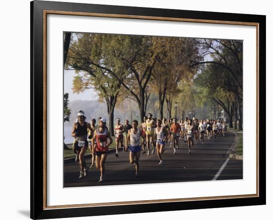 Marathon Race Minneapolis Minnesota, USA-null-Framed Photographic Print