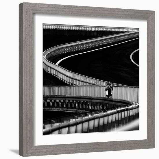 Marathoner.-Anna Niemiec-Framed Photographic Print