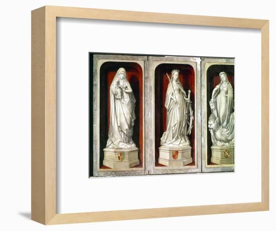 Marble altarpieces of saints. Artist: Unknown-Unknown-Framed Giclee Print