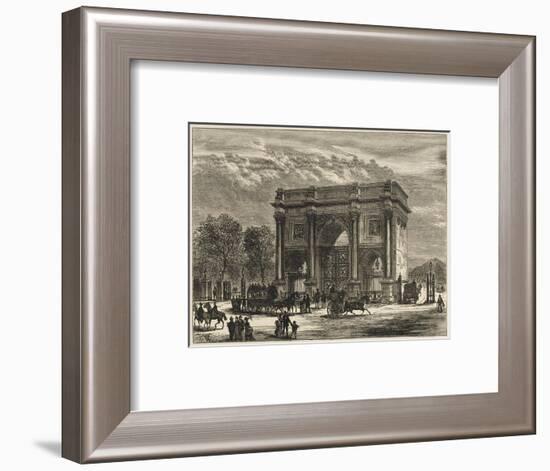 Marble Arch London-null-Framed Art Print