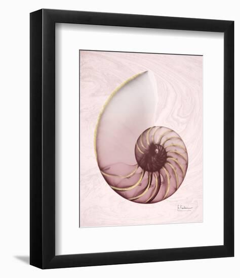 Marble Blush Snail 1-Albert Koetsier-Framed Photo