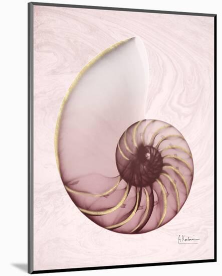 Marble Blush Snail 1-Albert Koetsier-Mounted Photo