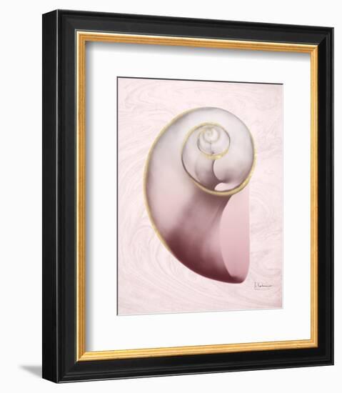 Marble Blush Snail 2-Albert Koetsier-Framed Photo
